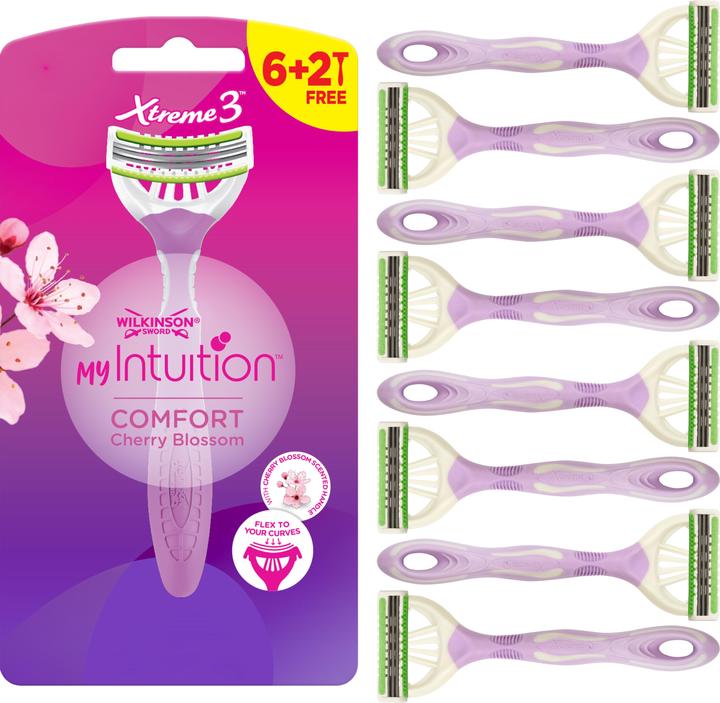 Produktbild Wilkinson mein Intuitionskomfort, Rasierer, 6 + 2 Stücke