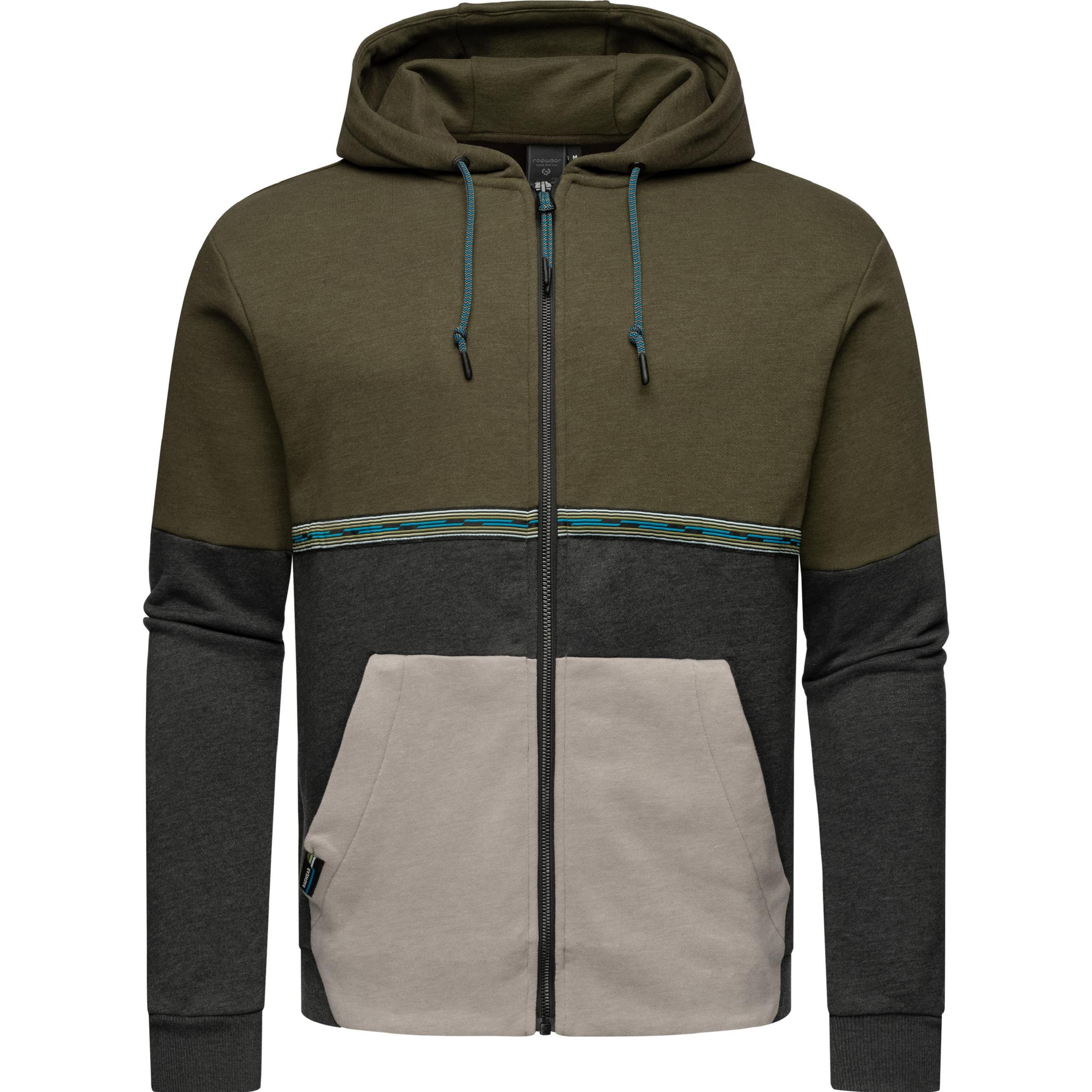 Ragwear, Herren, Pullover, Blocky, Grün, (XXL)