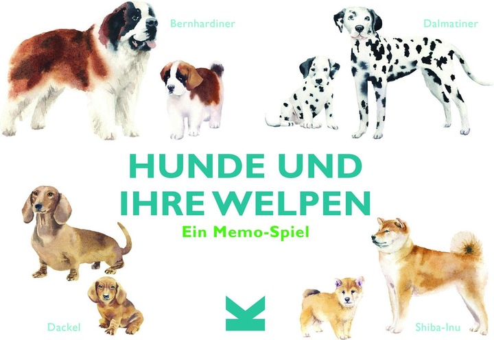 Produktbild Memory Hunde und ihre Welpen (Deutsch)