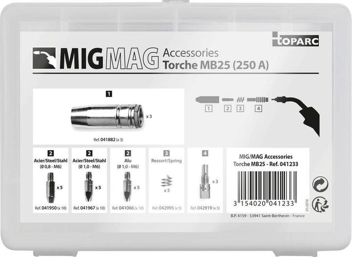Image du produit GYS Kit d'accessoires pour torche MIG 250A
