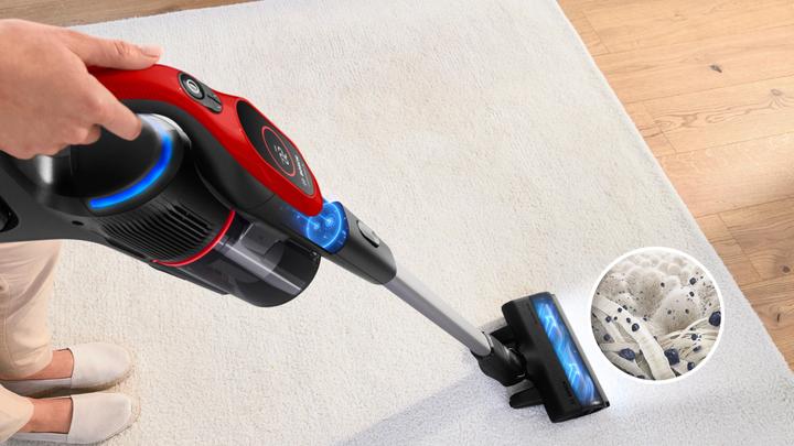 Actual product image Bosch Hausgeräte Akku-Staubsauger, Unlimited 9 ProAnimal, Rot