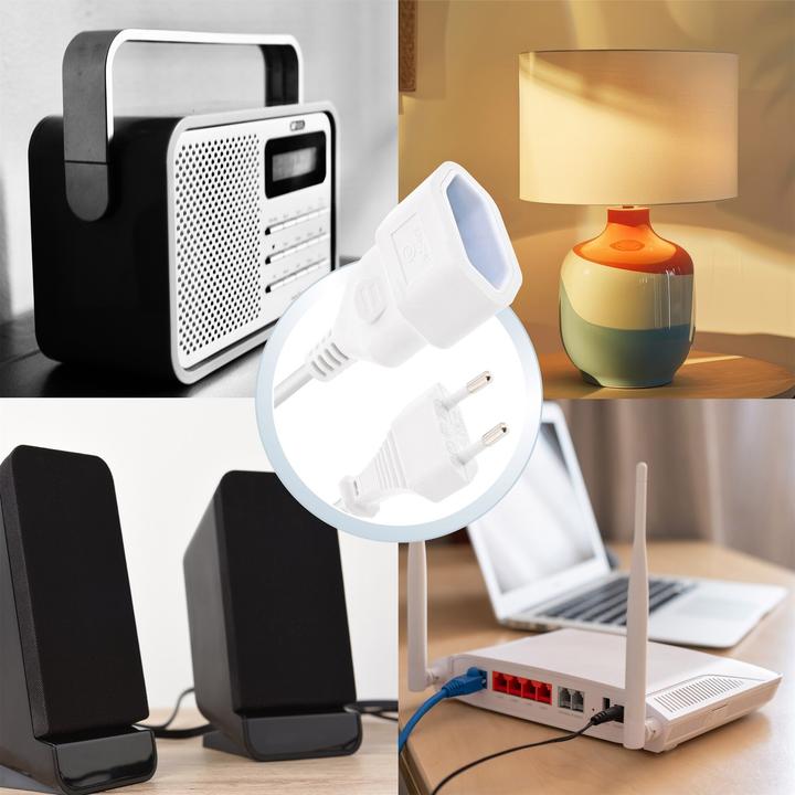 Produktbild InLine Euro-Verlängerung (1.50 m, CEE 7/16)