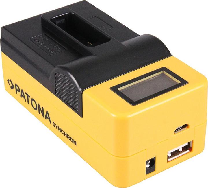 Image du produit Patona Chargeur USB synchrone pour GoPro Hero 8 AHDBT-801 Hero 7 AHDBT-701 Hero 6 Hero 5 AHDBT-501 avec (Chargeur de batterie d'appareil photo)