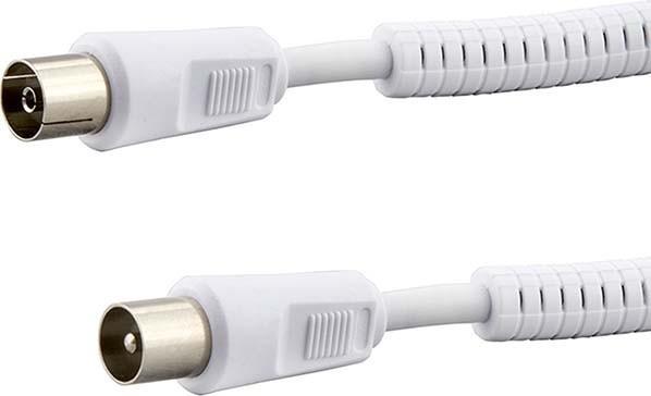Produktbild E+P AB 102. Anschluss 1: coax, Anschluss 2: Koaxial, Anschluss1 Formfaktor: Gerade. Kabellänge: 2,5 (85 dB, Antennenkabel)