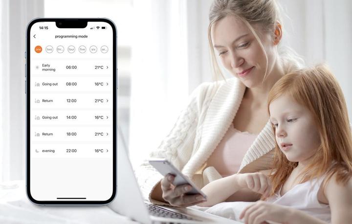 Image du produit Avatto Smart Thermostat Vanne de radiateur TRV16 Zigbee Tuya