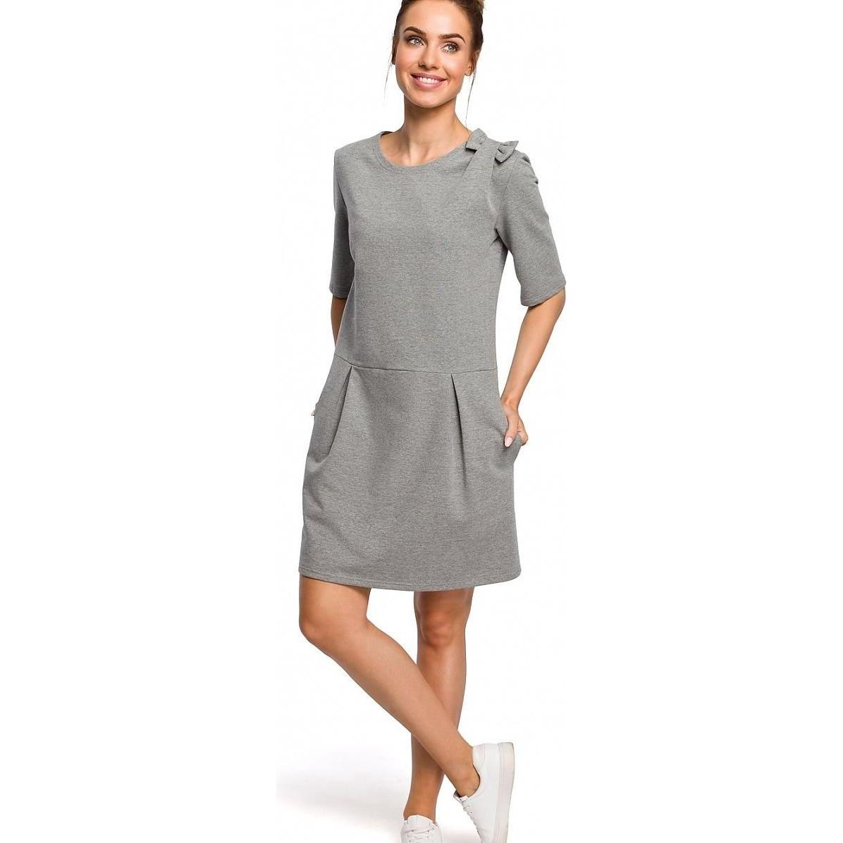 Made of Emotion, Damen, Kleider, Alltagskleid Moe, Grau, (S)