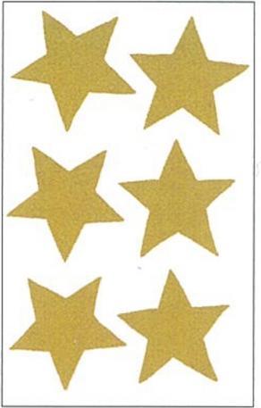 Image du produit BSB-Obpacher Autocollant Deco Sticker étoiles or grand