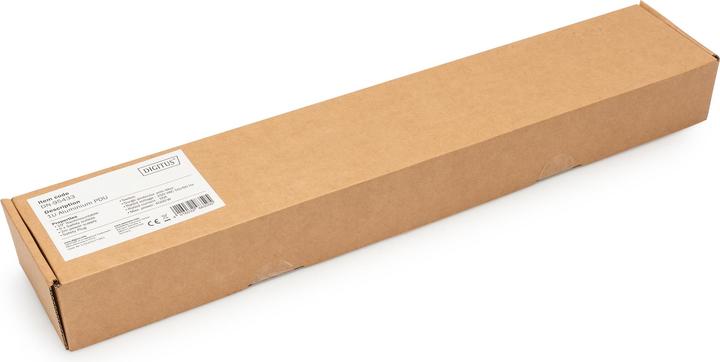 Produktbild Digitus Steckdosenleiste mit Aluminiumprofil und Schalter, Überspannungsschutz, integrierter Netzfilter, 5- (5 x, CEE 7/3, 2 m)