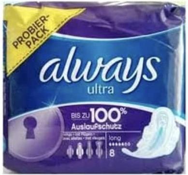 Actual product image Always Ultra Thin Bandage Long with Wings 8s (1 x)