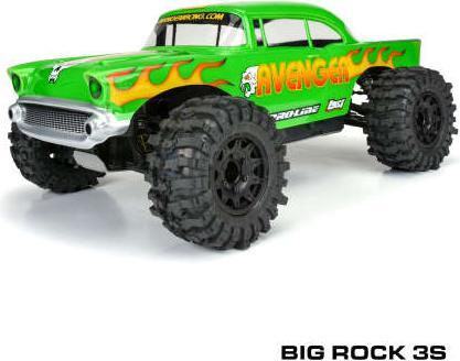 Actual product image Pro-Line 1957 Chevy Bel Air "Avenger Edition" Clear Body for Losi LMT, Crawler, 1/8 MT