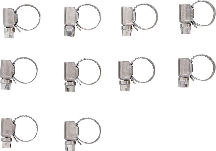 Produktbild BGS Schlauchklemmen rostfrei 10 x 16 mm 10-tlg. (Schlauchschelle, 10 mm)