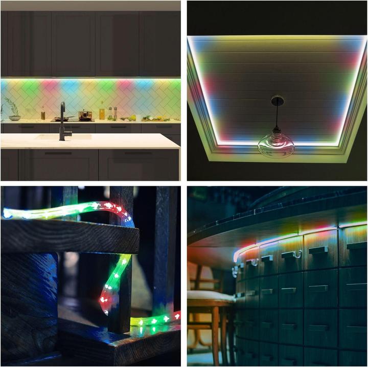 Actual product image Velleman Dual Channel LED Rope Light - Multicolour + Controller (20 m) (20 m)