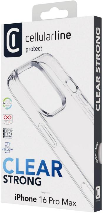 Produktbild Cellularline Clear Strong Case (Apple iPhone 16 Pro Max)