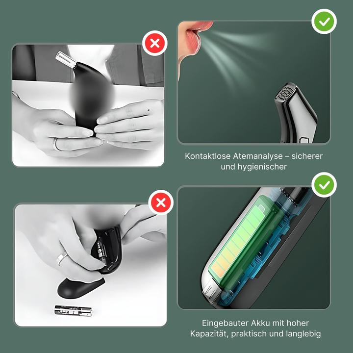 Actual product image Hermex Breathalyser digital LCD rapid test