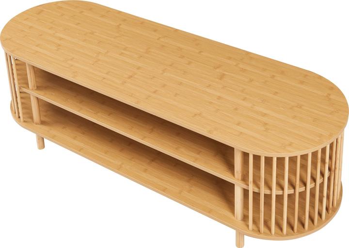 Immagine prodotto En.Casa Fernsehtisch Jarvenpaa 150x48x50 cm Bambus