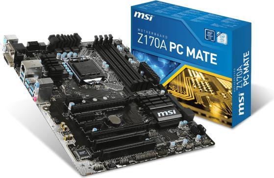 Produktbild MSI Z170a PC Mate (LGA 1151, Intel Z170, ATX)