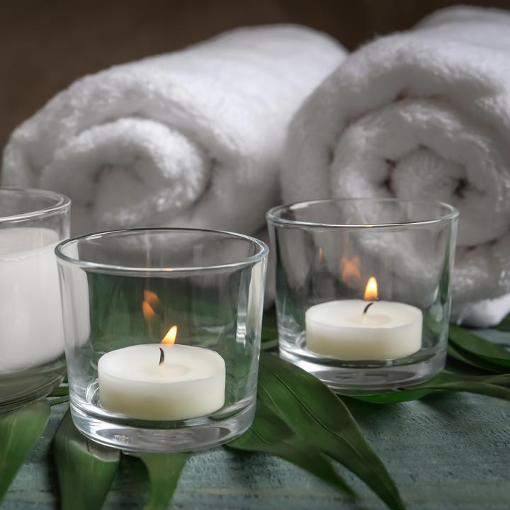 Produktbild Relaxdays Teelichtgläser Set (12 x, 7.5 x 7.5 x 7.5 cm)