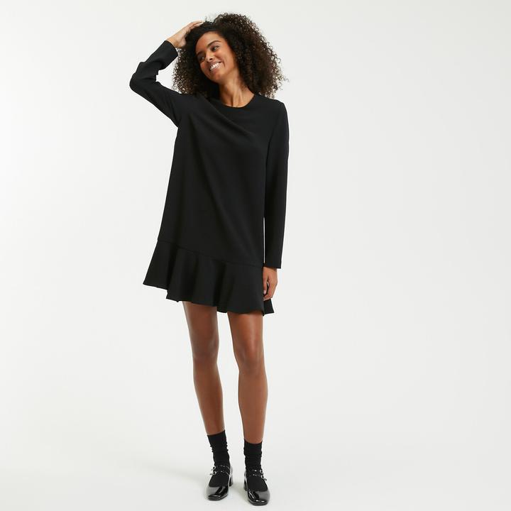 Produktbild La Redoute Collections Langärmeliges Kleid mit ausgestellter Schnittform (36)