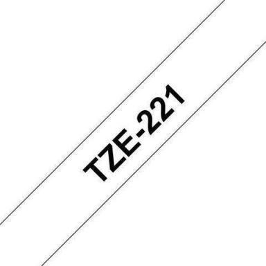 Produktbild Rillstab Beschriftungsband P-Touch TZe 9mm breit (0.90 cm, Schwarz)