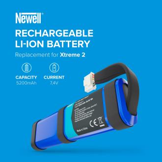 Actual product image Newell Newell replacement battery SUN-INTE-103, 2INR19/66-2 for JBL Xtreme 2 (1 pcs., Device specific, 5200 mAh)