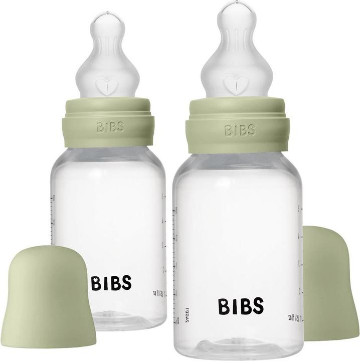 Bibs Babyflaschen PP-Flasche 2er Pack Baby Bottle Round 150 (150 ml)
