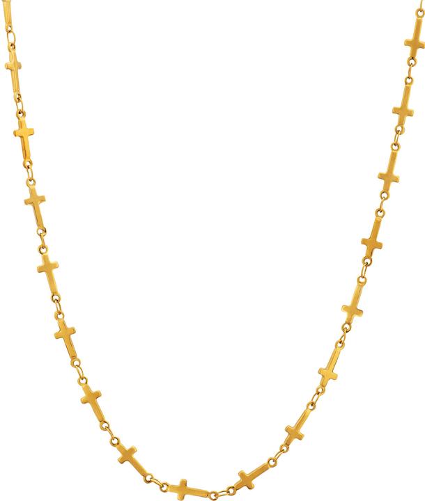 Produktbild Trolli Troli - Stylish gilded necklace with crosses (L)