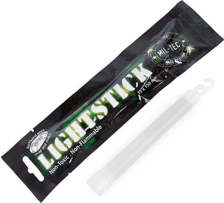 Actual product image Mil-tec Glow Stick White 15cm (1 Piece)