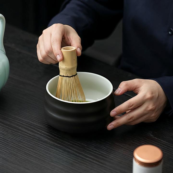 Actual product image Gewürzladen Näfels Matcha Set – in Geschenkbox, schwarz