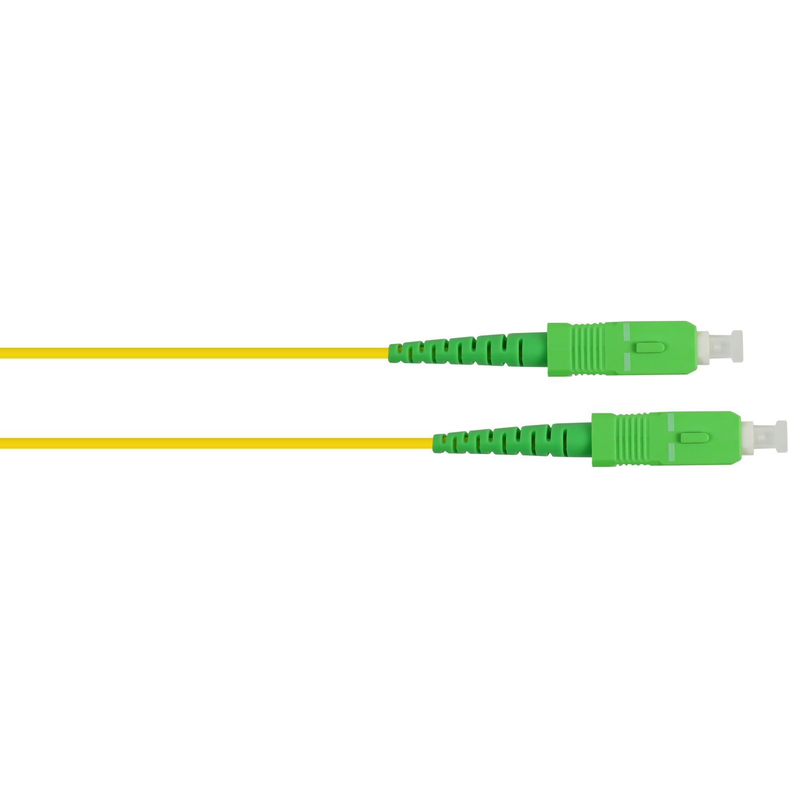 Thumbnail - Good Connections OS2 LWL Kabel - Simplex - Stecker SC (APC) an SC (APC) - Singlemode 9/125 - Lichtwe (CAT6, 0.50 m), Net...