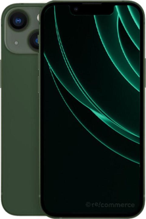 Re!commerce iPhone 13 (128 GB, Green, Grün, 6.10", 12 Mpx, SIM + eSIM, B / Sehr gut)