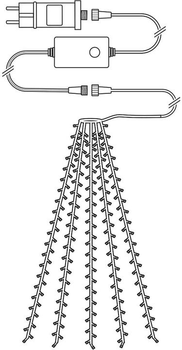 Actual product image Nedis SmartLife Decorative LED | Wi-Fi | Warm White | 200 LED's | 10 x 2 m | Android™ / IOS (2 m)