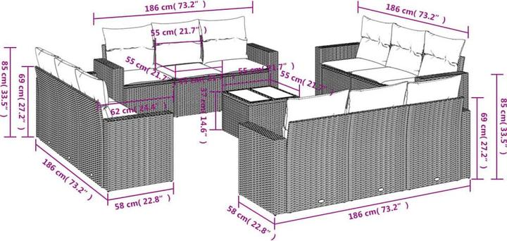 Produktbild vidaXL Kolton