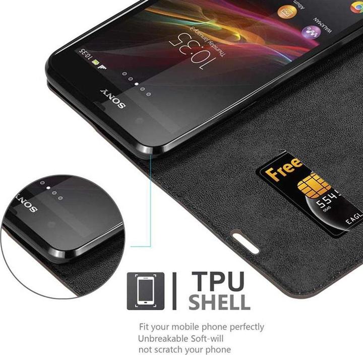 Productafbeelding Cadorabo Boek Onzichtbare Magneethoes (Xperia Z)