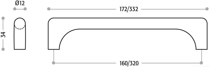 Actual product image Union Knopf Furniture handles
