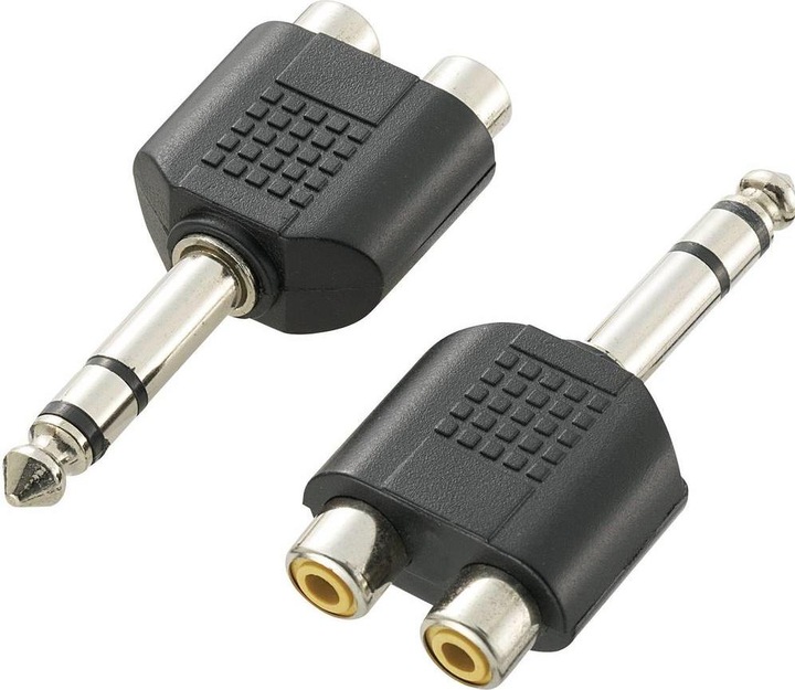 Produktbild SpeaKa Professional Klinke / Cinch Audio Y-Adapter (1x Klinkenstecker 6.35 mm (Klinkenadapter)