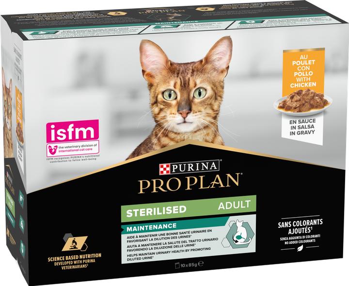 Image du produit Pro Plan Chat Nutrisavour Poulet stérilisé (Adulte, 1 pcs, 850 g)
