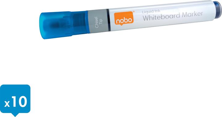 Produktbild Nobo N-Marker Viscom 4mm 1915383 blau 10 Stück (Blau, 4 mm, 10 x)