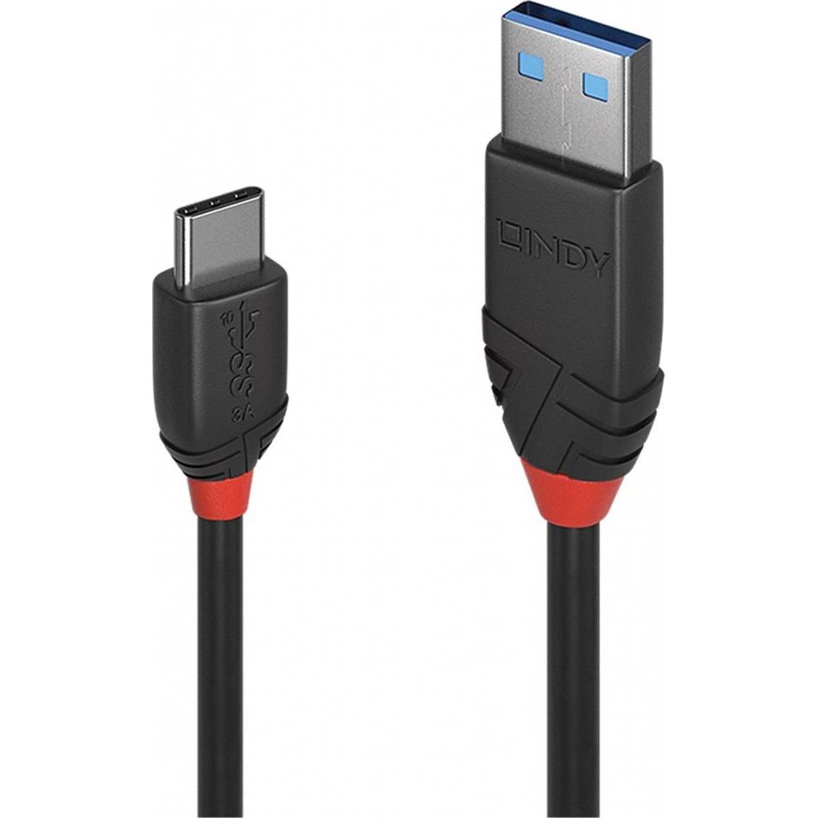 Lindy Black Line (1.50 m, USB 3.1), USB Kabel