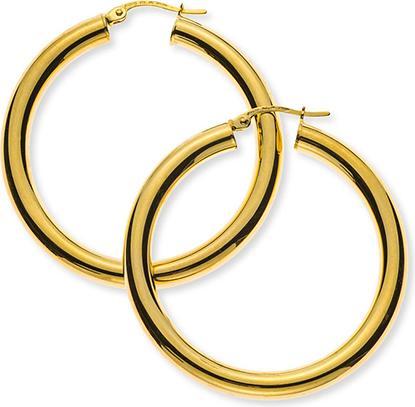 Image du produit Natsumi Schmuck Créoles en or jaune 18K/750 Ø 38mm rondes (750/18 K Or jaune)