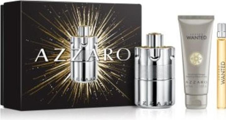Immagine prodotto Azzaro Set Wanted Eau de Parfum 100ml + Eau de Parfum 10ml + Gel doccia (Set di profumi)