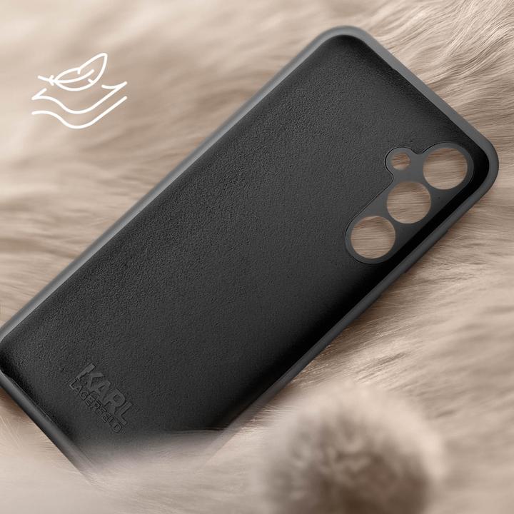 Immagine prodotto Karl Lagerfeld KLHCS23FEMHKNPK S23 FE S711 czarny/nero Silicone Ikonik Metal Pin (Samsung Galaxy S23 FE)