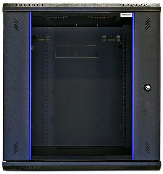 Image du produit Wirewin Armoire murale 600X450X12U Pro 2nd Gen 19 / 12UH / Noir (12 HE, Rack 19 pouces)