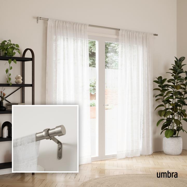 Actual product image Umbra Cappa curtain rail 92-168 cm, silver