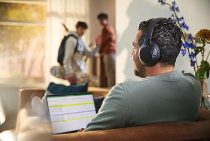 Actual product image Philips TAH8507BK/00 (ANC, 55 h, Wireless)