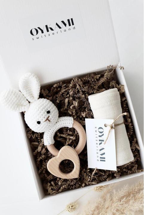 Image du produit Oykami Baby Geschenkbox "Sizilien" Hase - Weiss