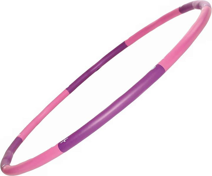 Produktbild Hoopomania Hula Hoop Reifen mit Schaumstoff 1,2kg pink violett (100 cm, 1200 g)
