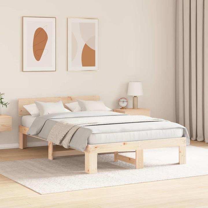Image du produit vidaXL Moderner Bettrahmen (140 x 190 cm)