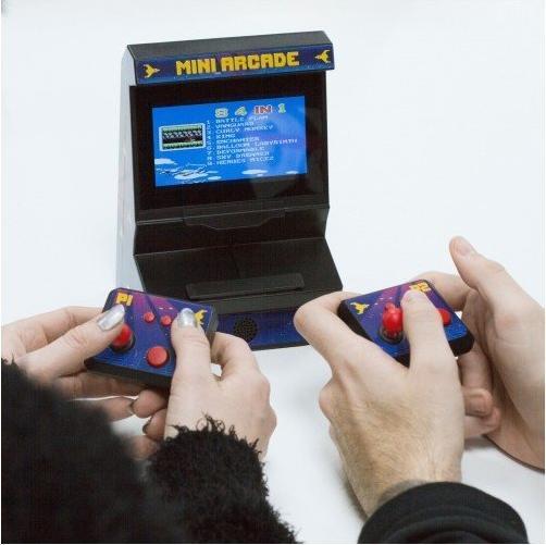 Produktbild Mad Monkey Retro Mini Arcade Machine mit Dual-Controller - inkl. 300x 8-Bit Spielen