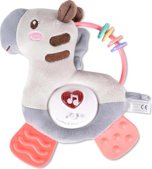 Actual product image Moni Music soft toy zebra SL88007