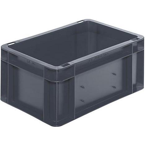 kaiserkraft, Lagerbehälter, Euro-Format-Stapelbehälter, Wände und Boden geschlossen